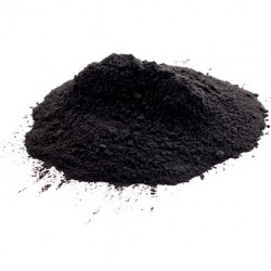 Charbon noir végétal actif en poudre