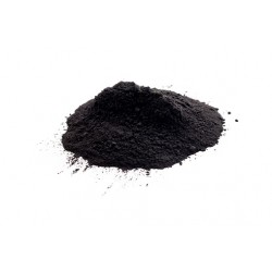 Charbon noir végétal actif en poudre