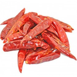 Piment long rouge de l'Inde
